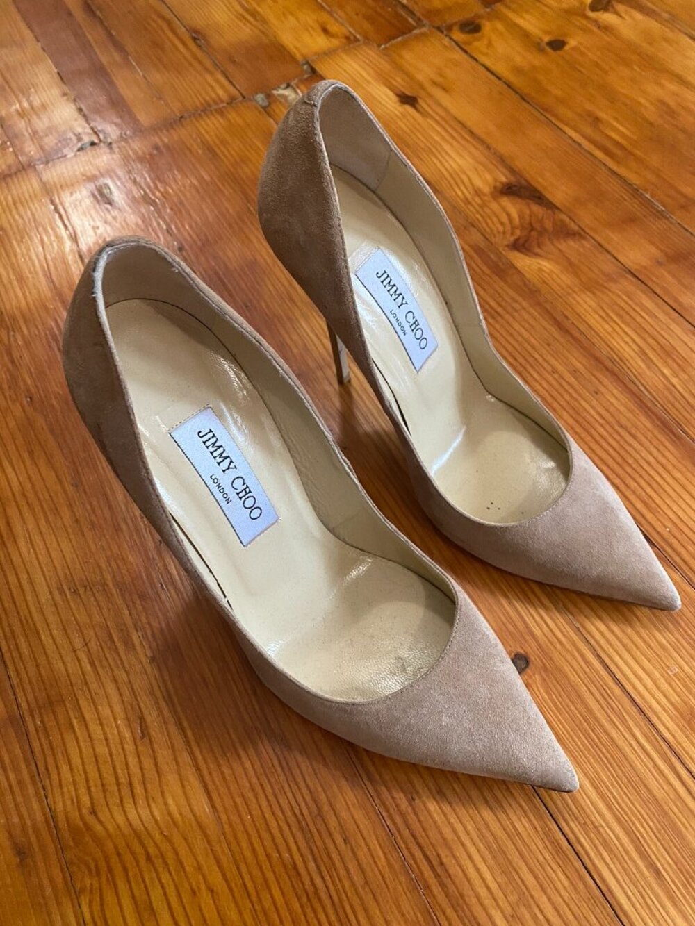 Jimmy Choo Stiletto Suede Heels